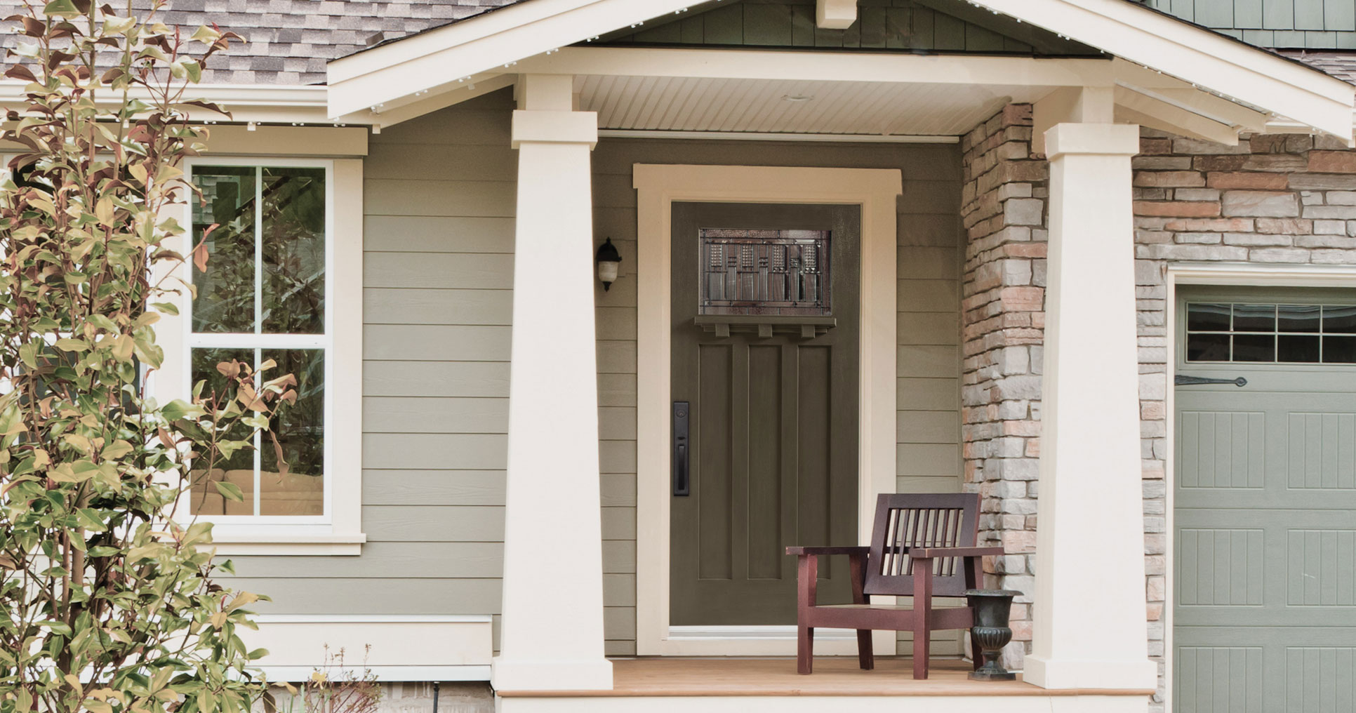 Masonite Craftsman style door at McCabe Lumber